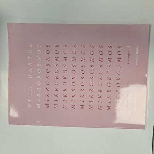 Mikrokosmos In 6 Volumes 3