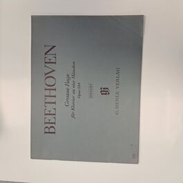 Grose Fuge für Klavier zu vier Händen Opus 134