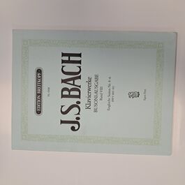 Klavierwerke Busoni-Ausgabe Band VIII Englische Suiten Nr. 4-6 BWV 809-811