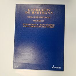 Music for the piano Volume IV Hymns from a Great Temple and other Selected Works