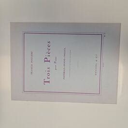 Trois Pièces pour Piano