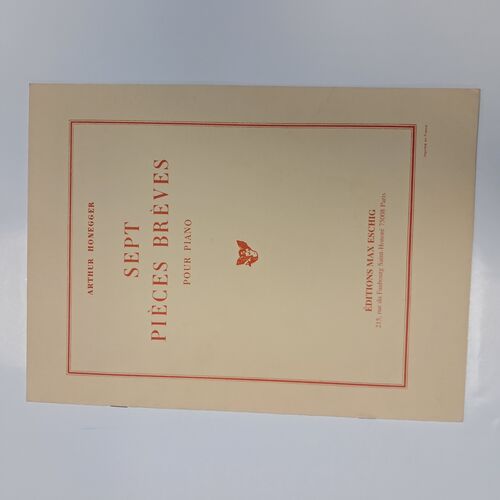 Sept Pièces Brèves pour Piano