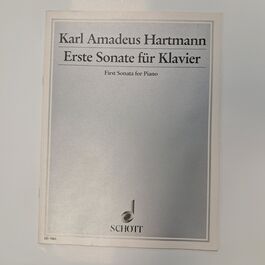 Erste Sonate für Klavier First Sonata for Piano
