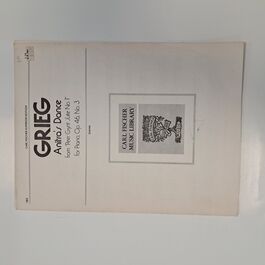 Anitra´s Dance from Peer Gynt Suite No. 1 for Piano Op 46 No. 3