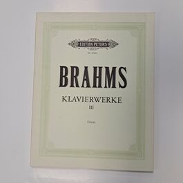 Klavierwerke Brahms III