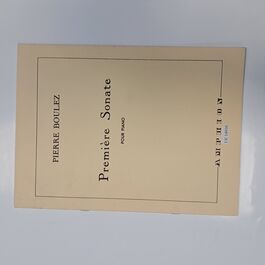 Premiére Sonate pour Piano