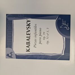 Kabalewski Piezas Infantiles para Piano Op. 39 Op. 51 Nº 1, 3