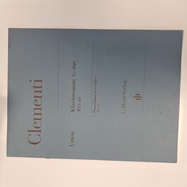 Piano Sonata in G major W0 14