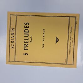 5 Preludes Opus 74