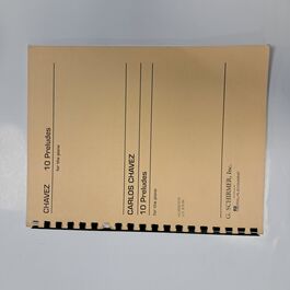 10 Preludes Carlos Chavez