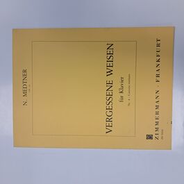 Vergessene Weisen fur Klavier Nr. 4 Canzona Matinata