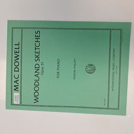Woodland Sketches Opus 51 for Piano