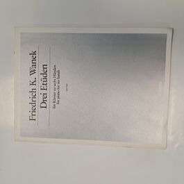 Drei Etüden for Piano for Six Hands