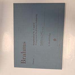 Symphonies no. 1 and 2 Arrangement for Piano Four-hands