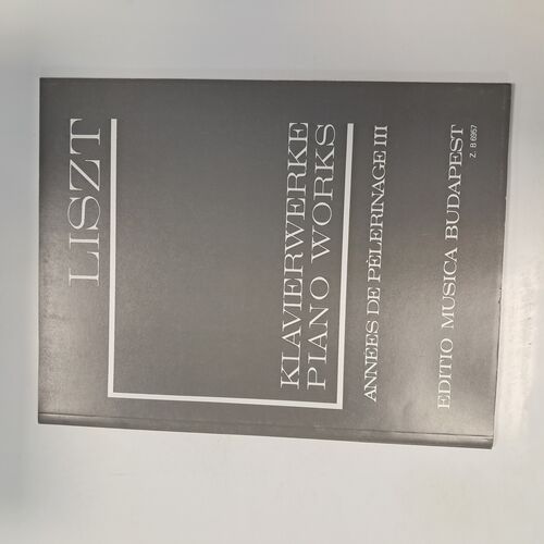 Piano Works Années de Pèlerinage III