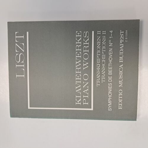 Piano Works Transcriptions II Symphonies de Beethoven Nº 1-4