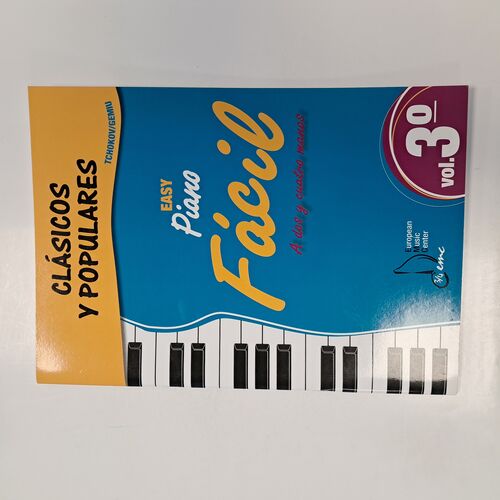 Clásicos y Populares Piano Fácil Vol. 3