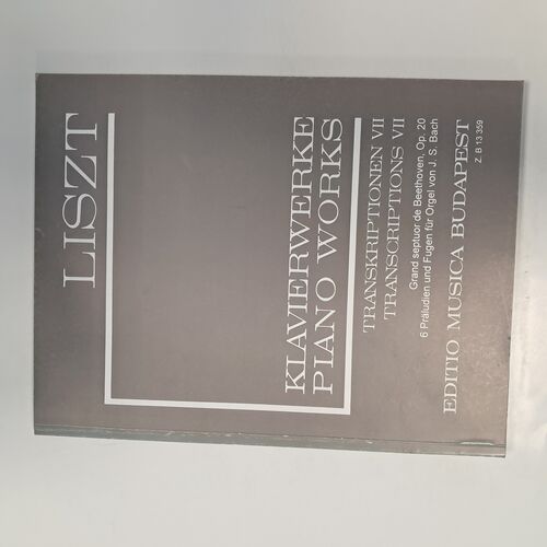 Piano Works Transcriptions VII Grand Septum de Beethoven, Op. 20 6 Präludien und Fugen für Orgel von J. S. Bach