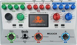 Pedalera Mooer Multi-Efectos de Suelo Para Guitarra Ocean Machine Ii
