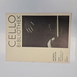 Cello Bibliothek Sonate G Minor for Violoncello and Piano