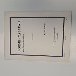 Poème Tableau pour Violoncelle et Piano Kyrill Volkov