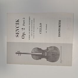 School of Bowing Technique Cello Op. 2 Part 5 Sevcik