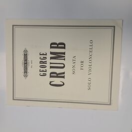 George Crumb Sonata for Solo Violoncello