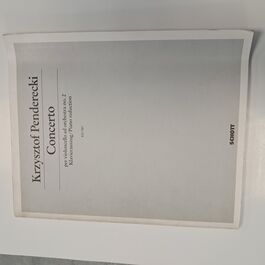 Concerto per Violoncello ed Orchestra No. 2 Penderecki