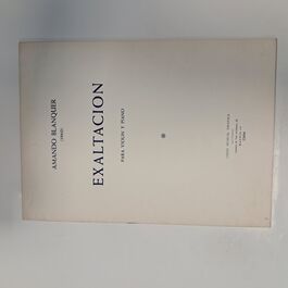 Exaltación para Violín y Piano