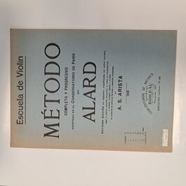 Método Completo y Progresivo Violín Alard Curso 8º