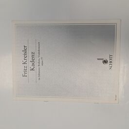 Kadenz zu Johannes Brahms, Violinkonzert Opus 77