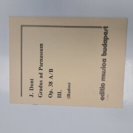 Gradus ad Parnassum Op. 38 A/B III (Rados)