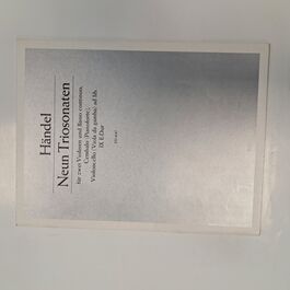 Neun Triosonaten Violin und Basso Continuo IX Mi Major