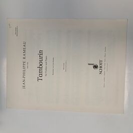 Tambourin for Violine und Piano