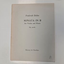 Sonata in B for Violin and Piano