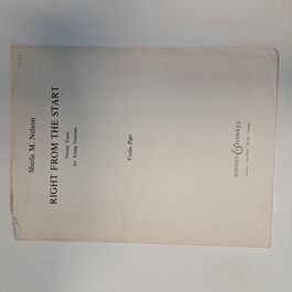 Right From the Start Violin Part