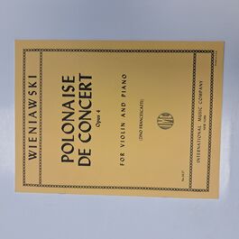 Polonaise de Concert Opus 4 Violin