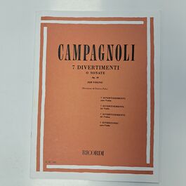 7 Diversiones para Violín Op. 18 Campagnoli