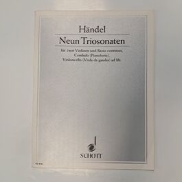 Neun Triosonaten Violin und Basso Continuo IV Si bemol Major