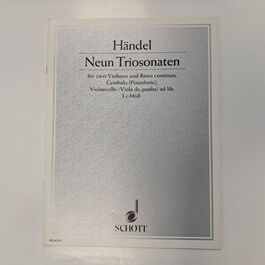 Neun Triosonaten Violin und Basso Continuo I Do Minor