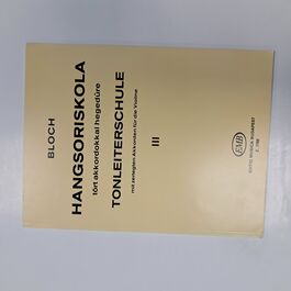 Tonleiterschule Mit Zerlegten Akkorden für Die Violine III
