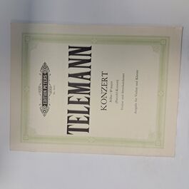 Konzert Bb Major Telemann for Violin