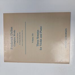 Three Sonatas for Violin and Piano Volume 31b