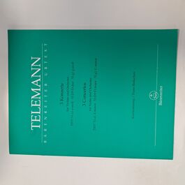 3 Concertos for Violin A minor D major G minor