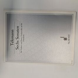 Sechs Sonaten Telemann for Violin