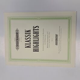 Klassik Highlights Melodie instrument in C Vol. 2