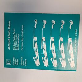 Six Duos Faciles Op. 61 pour Deux Violons Dédiés aux Élèves