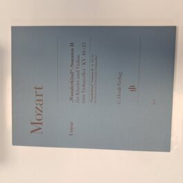 Wunderkind Sonatas II K. 10-15 for Piano and Violin