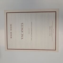 Vacances for Viola and piano