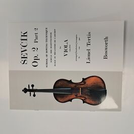 School of Bowing Technique Viola Op. 2 Part 2 Sevcik